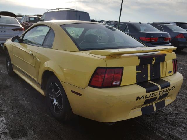 1FAFP40473F345887 - 2003 FORD MUSTANG YELLOW photo 3