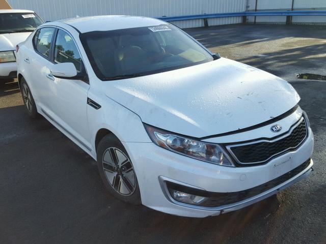 KNAGM4AD2C5031413 - 2012 KIA OPTIMA HYB WHITE photo 1