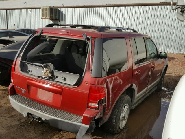 1FMZU73E52ZA87674 - 2002 FORD EXPLORER X RED photo 4