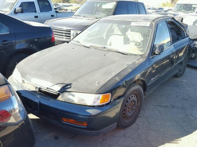 1HGCD5639VA248072 - 1997 HONDA ACCORD LX BLACK photo 2