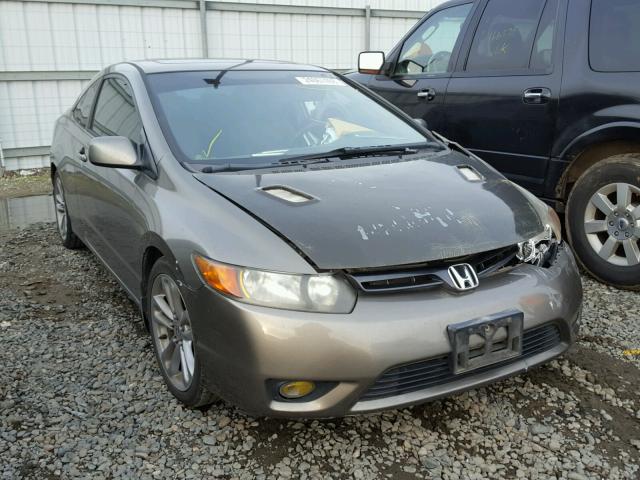 2HGFG12886H572793 - 2006 HONDA CIVIC EX BROWN photo 1