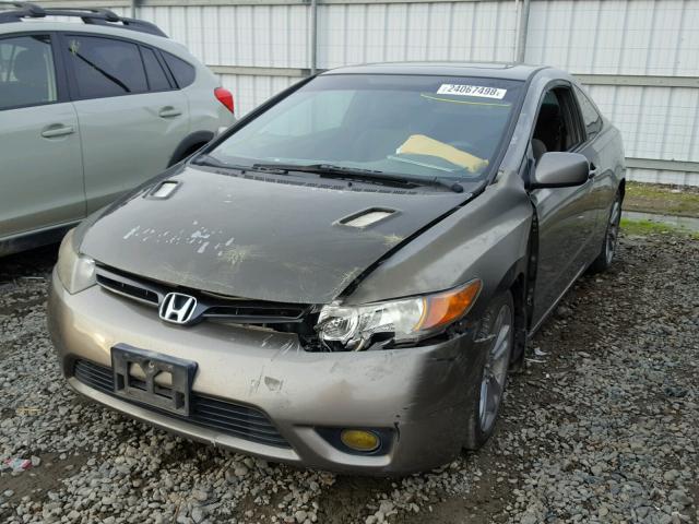 2HGFG12886H572793 - 2006 HONDA CIVIC EX BROWN photo 2