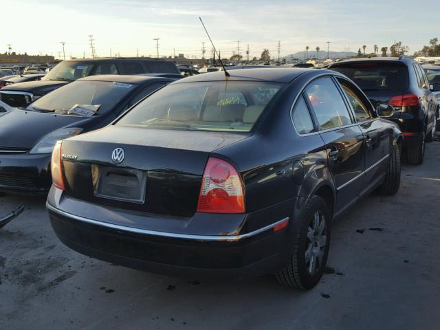 WVWAD63BX5E057924 - 2005 VOLKSWAGEN PASSAT GLS BLACK photo 4