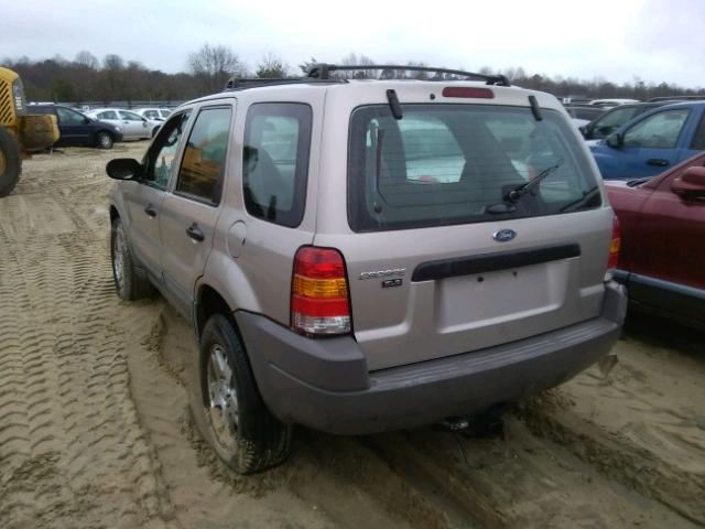 1FMYU02191KA95012 - 2001 FORD ESCAPE XLS TAN photo 3