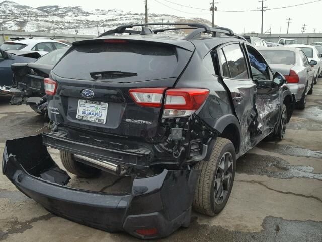 JF2GTADC0J8261794 - 2018 SUBARU CROSSTREK BLACK photo 4
