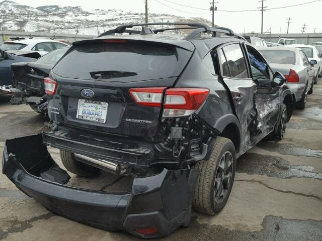 JF2GTADC0J8261794 - 2018 SUBARU CROSSTREK BLACK photo 4