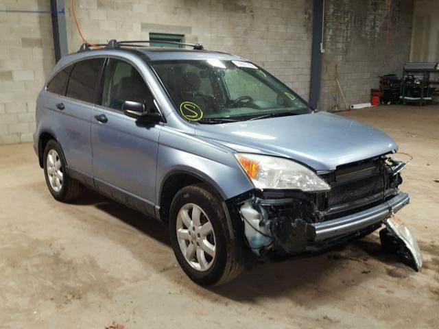 3CZRE385X8G706372 - 2008 HONDA CR-V EX BLUE photo 1