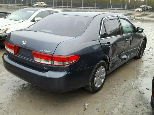 1HGCM56393A080172 - 2003 HONDA ACCORD LX BLUE photo 4