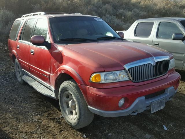 5LMFU28A1YLJ20609 - 2000 LINCOLN NAVIGATOR RED photo 1