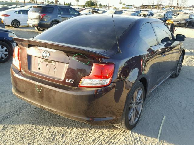JTKJF5C71C3041323 - 2012 TOYOTA SCION TC 栗色 照片 4
