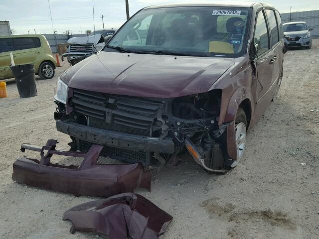 2D8HN44E89R648756 - 2009 DODGE GRAND CARA RED photo 9