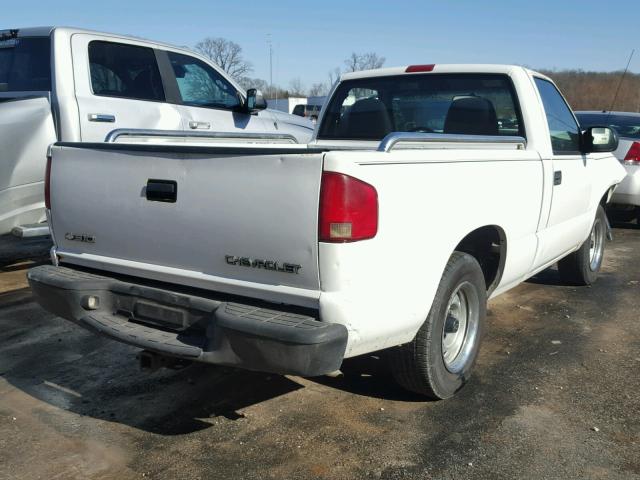 1GCCS14H238207668 - 2003 CHEVROLET S TRUCK S1 WHITE photo 4