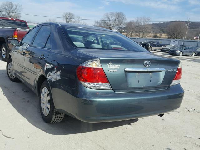 4T1BE32K65U053470 - 2005 TOYOTA CAMRY LE GREEN photo 3