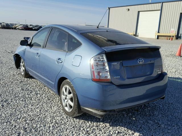 JTDKB20U097838597 - 2009 TOYOTA PRIUS BLUE photo 3