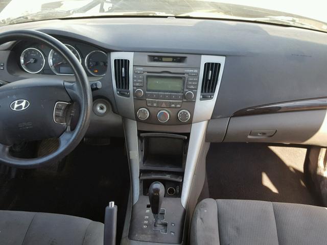 5NPET46C09H415874 - 2009 HYUNDAI SONATA GLS SILVER photo 9