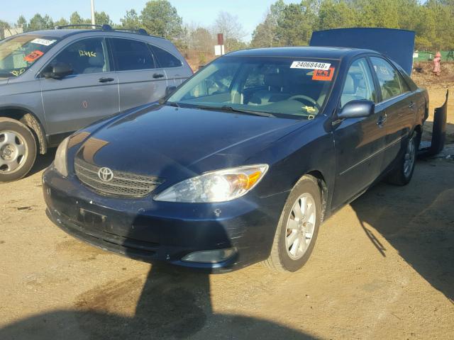 4T1BF30K04U076984 - 2004 TOYOTA CAMRY LE BLUE photo 2