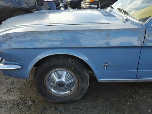 5R07T157192 - 1965 FORD MUSTANG BLUE photo 10