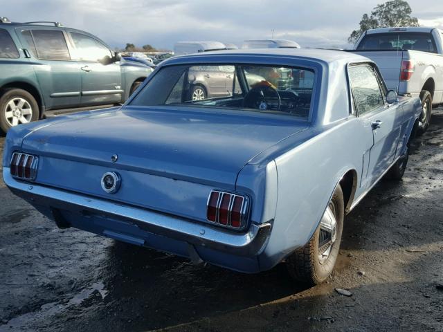 5R07T157192 - 1965 FORD MUSTANG BLUE photo 4