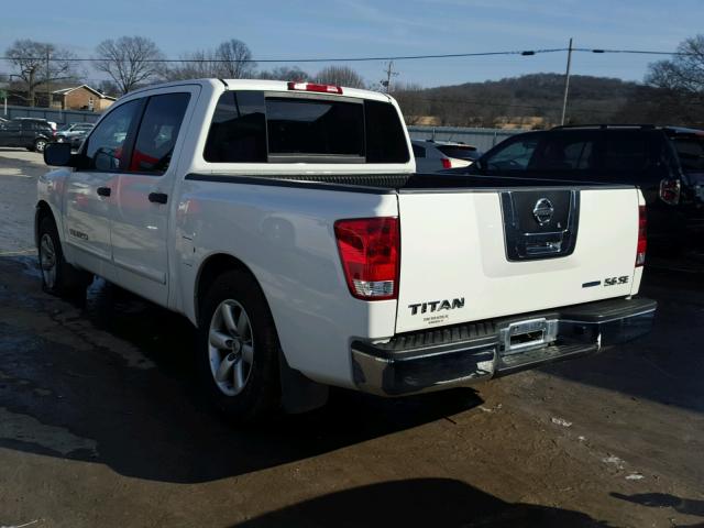 1N6BA07D98N340323 - 2008 NISSAN TITAN XE WHITE photo 3