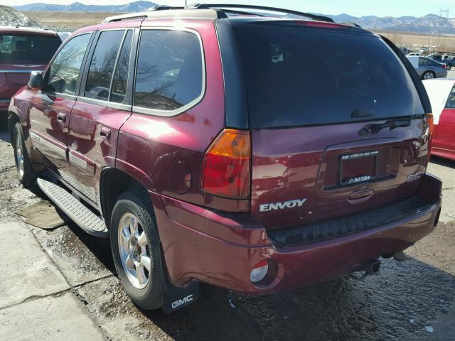 1GKDT13S842252881 - 2004 GMC ENVOY RED photo 3