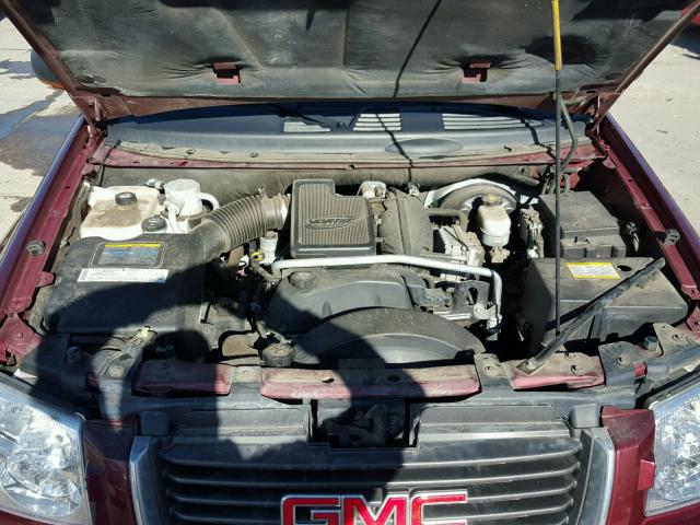 1GKDT13S842252881 - 2004 GMC ENVOY RED photo 7