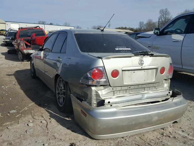 JTHBD192430068019 - 2003 LEXUS IS 300 SILVER photo 3