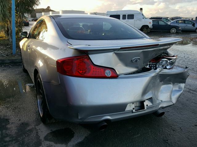 JNKCV54E93M208679 - 2003 INFINITI G35 SILVER photo 3