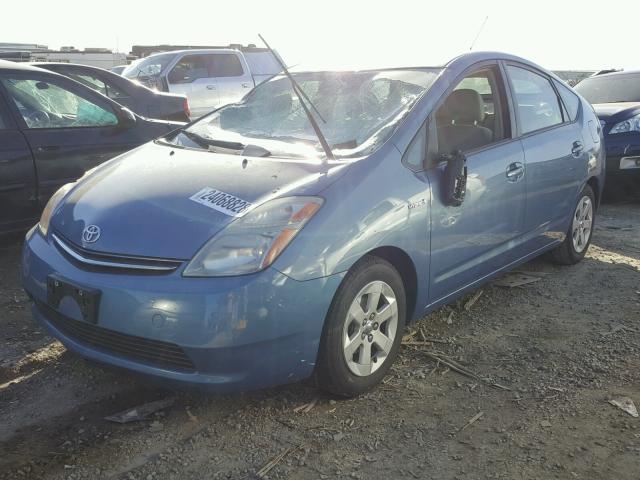 JTDKB20U977678930 - 2007 TOYOTA PRIUS BLUE photo 2