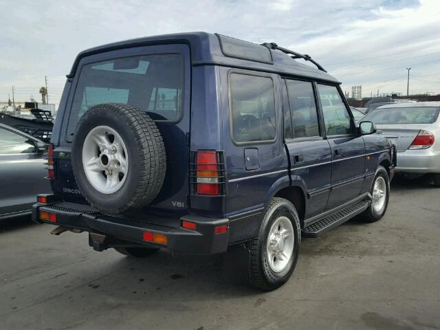 SALJY1246WA771593 - 1998 LAND ROVER DISCOVERY BLUE photo 4