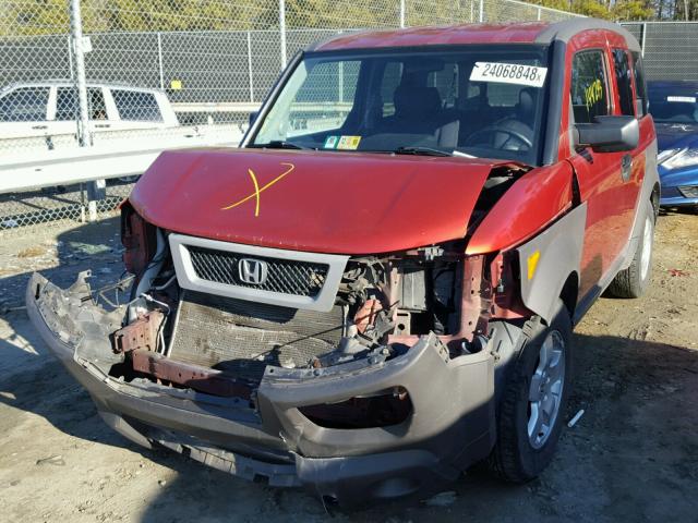 5J6YH28654L026852 - 2004 HONDA ELEMENT EX ORANGE photo 2