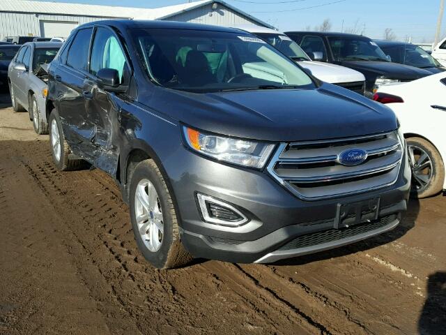 2FMTK4J98FBB24208 - 2015 FORD EDGE SEL CHARCOAL photo 1