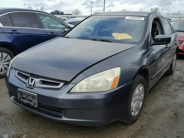 1HGCM55354A147806 - 2004 HONDA ACCORD LX GRAY photo 2