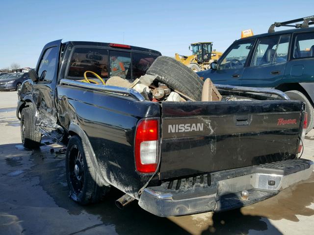 1N6DD21SXWC354047 - 1998 NISSAN FRONTIER X BLACK photo 3