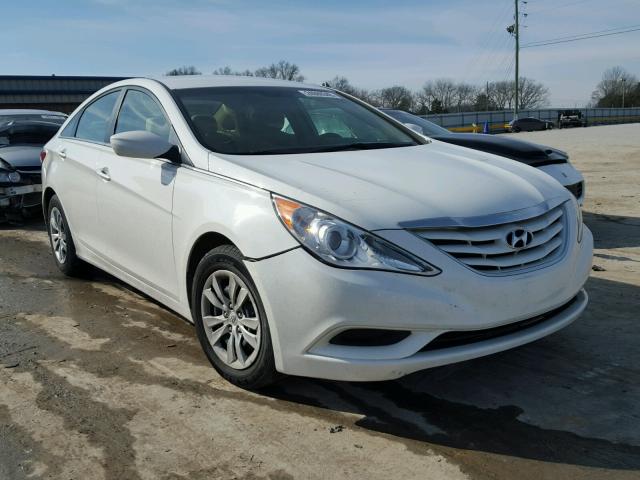 5NPEB4AC3CH354893 - 2012 HYUNDAI SONATA GLS WHITE photo 1