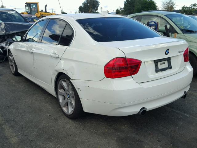 WBAVB73518VH25315 - 2008 BMW 335 I WHITE photo 3