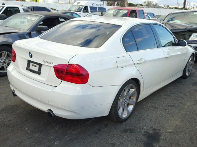 WBAVB73518VH25315 - 2008 BMW 335 I WHITE photo 4