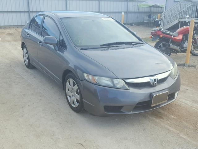 19XFA16589E023157 - 2009 HONDA CIVIC LX GRAY photo 1