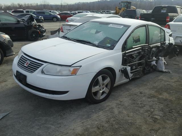 1G8AL55F77Z162861 - 2007 SATURN ION LEVEL WHITE photo 2