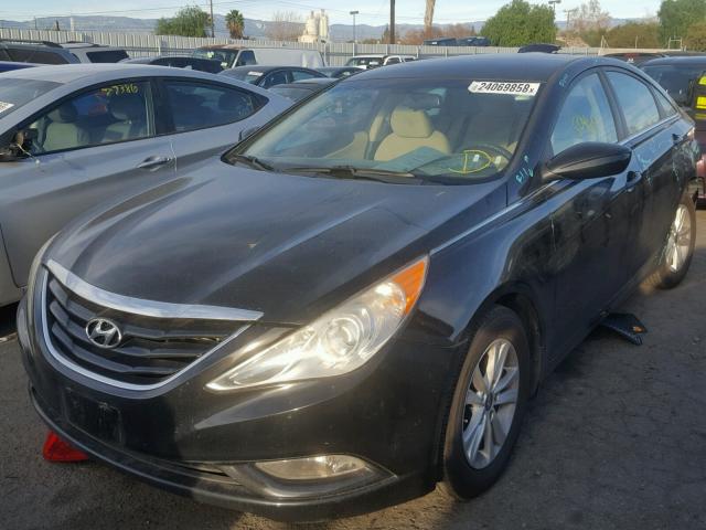 5NPEB4AC5DH809616 - 2013 HYUNDAI SONATA GLS BLACK photo 2