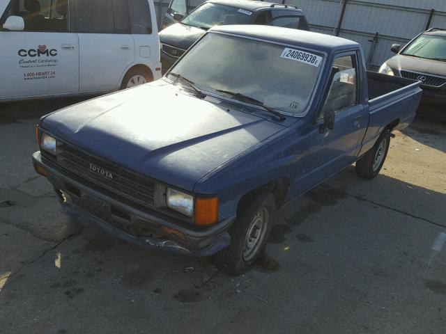 JT4RN50R3H0245651 - 1987 TOYOTA PICKUP 1/2 BLUE photo 2