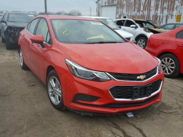 1G1BE5SM9H7172157 - 2017 CHEVROLET CRUZE LT RED photo 1