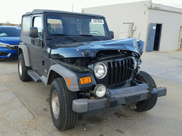 1J4FA44S65P326212 - 2005 JEEP WRANGLER / BLACK photo 1