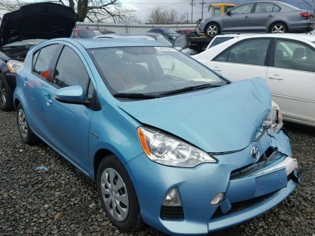 JTDKDTB33C1025818 - 2012 TOYOTA PRIUS C TEAL photo 1