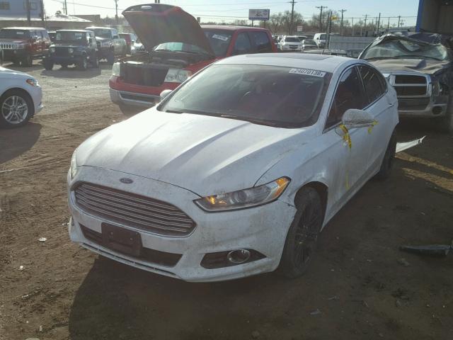 3FA6P0H94GR224705 - 2016 FORD FUSION SE WHITE photo 2