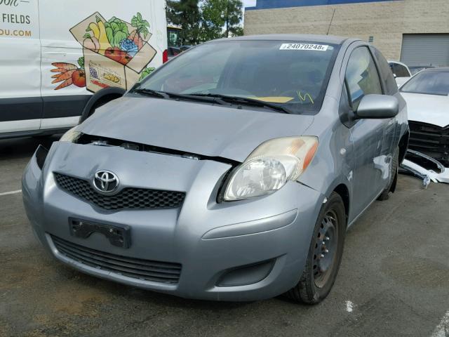 JTDJT4K3XA5295459 - 2010 TOYOTA YARIS GRAY photo 2