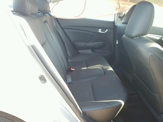 2HGFB2F98EH503835 - 2014 HONDA CIVIC EXL SILVER photo 6