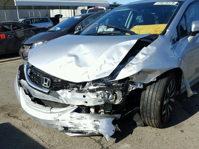 2HGFB2F98EH503835 - 2014 HONDA CIVIC EXL SILVER photo 9