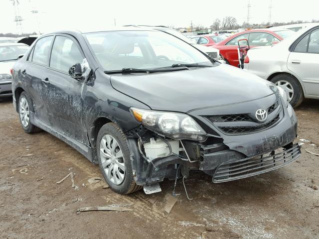 5YFBU4EE0CP057527 - 2012 TOYOTA COROLLA BA BLACK photo 1