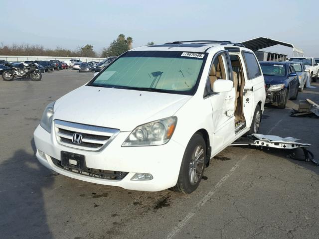 5FNRL38897B042348 - 2007 HONDA ODYSSEY TO WHITE photo 2