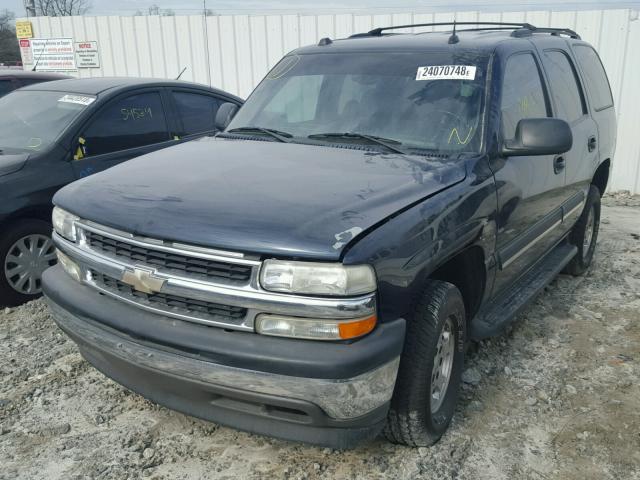 1GNEC13T35J237616 - 2005 CHEVROLET TAHOE C150 BLUE photo 2